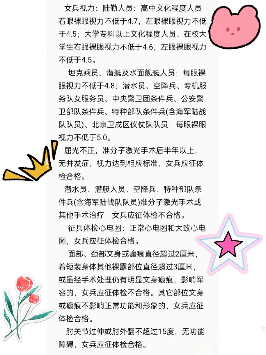 女子当兵需要做哪些检查，全面解读征兵体检流程与注意事项，女子征兵体检流程全面解读，检查项目与注意事项揭秘